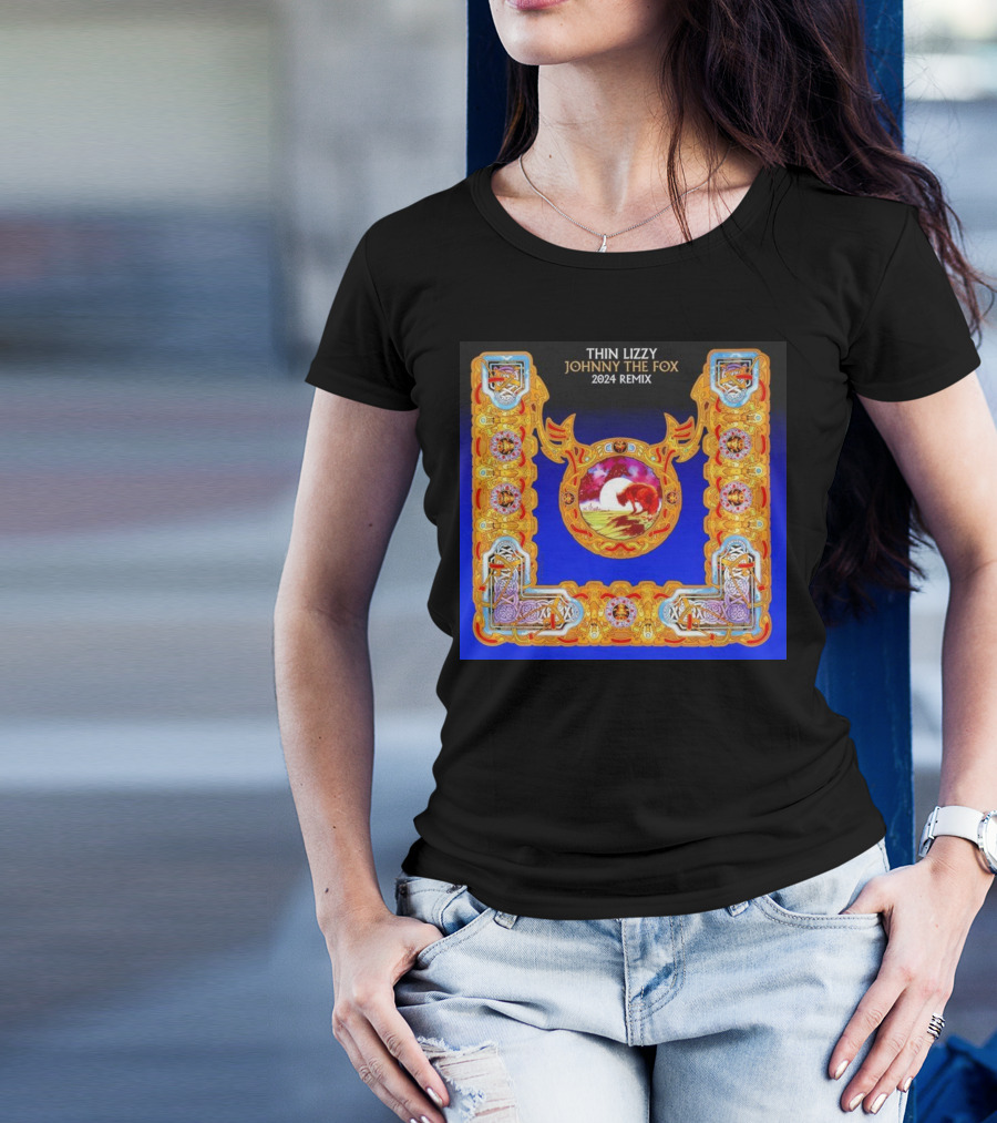 Thin Lizzy Johnny The Fox 2024 Remix Album Cover T-Shirt
