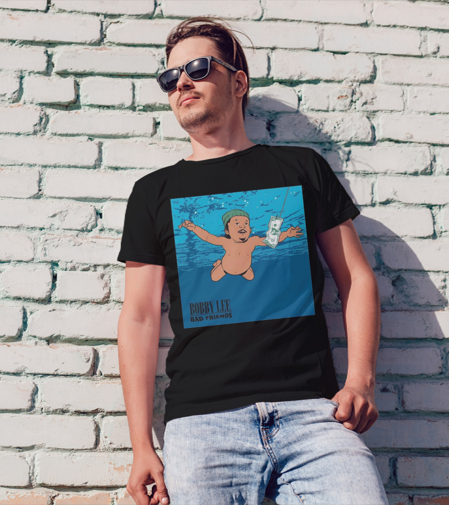 Bobby Lee Bad Friends Nevermind T-Shirt