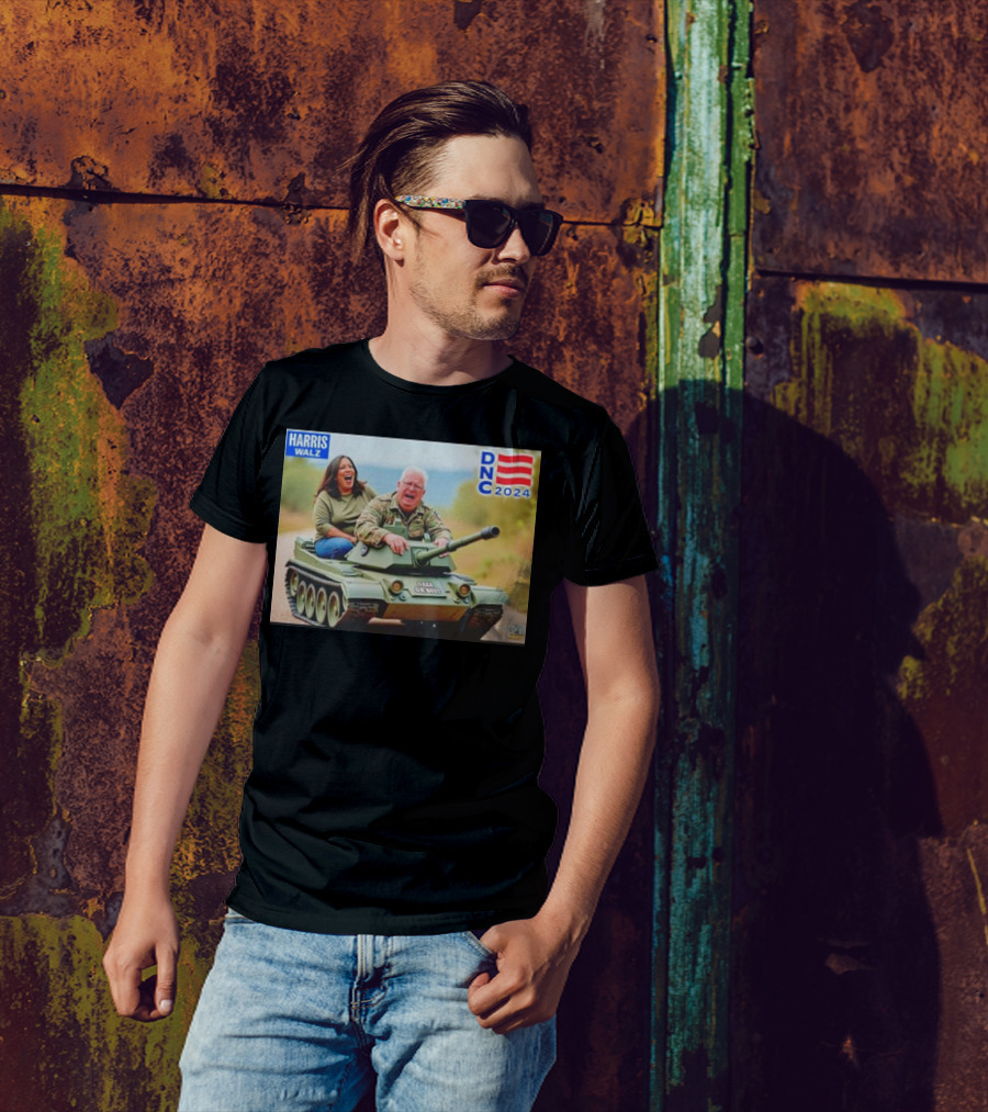 Harris Walz On Gaza Or Bust Tank DNC T-Shirt