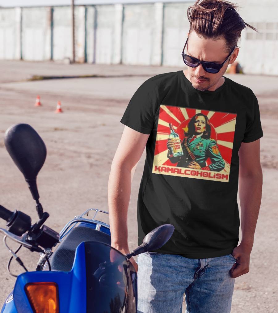 Kamala Harris Kamalcoholism Hammered Communism T-Shirt