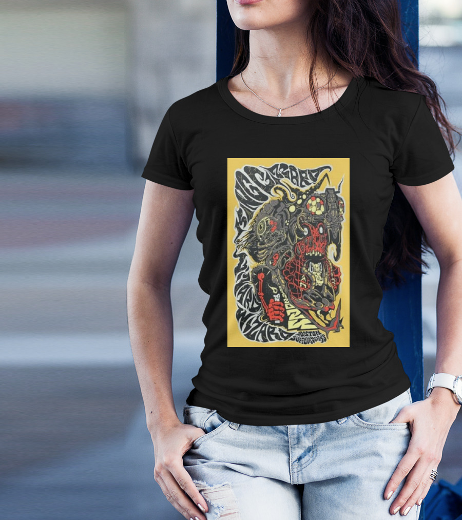 King Gizzard And The Lizard Wizard Boston Suffolk Downs August 19 2024 Psychedelic Monster T-Shirt