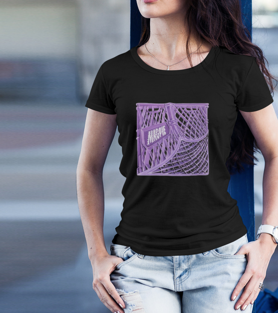 Magpie Purple Milk Crate T-Shirt
