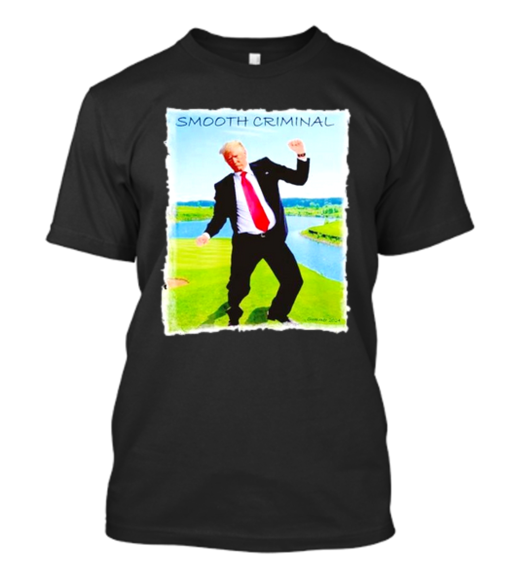 Smooth Criminal Trump Golf Dance Scene T-Shirt
