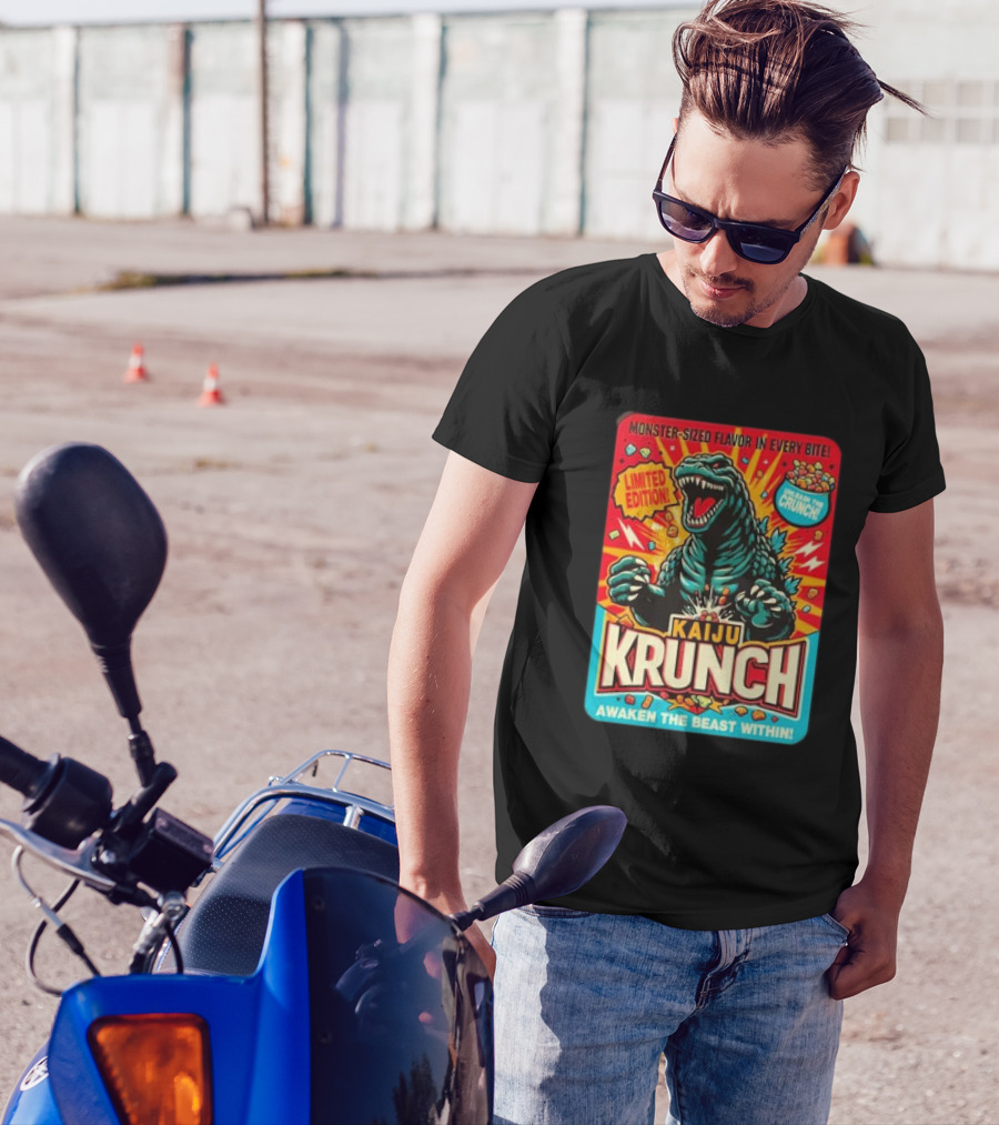 Kaiju Krunch Monster-Sized Flavor Awaken The Beast Within T-Shirt