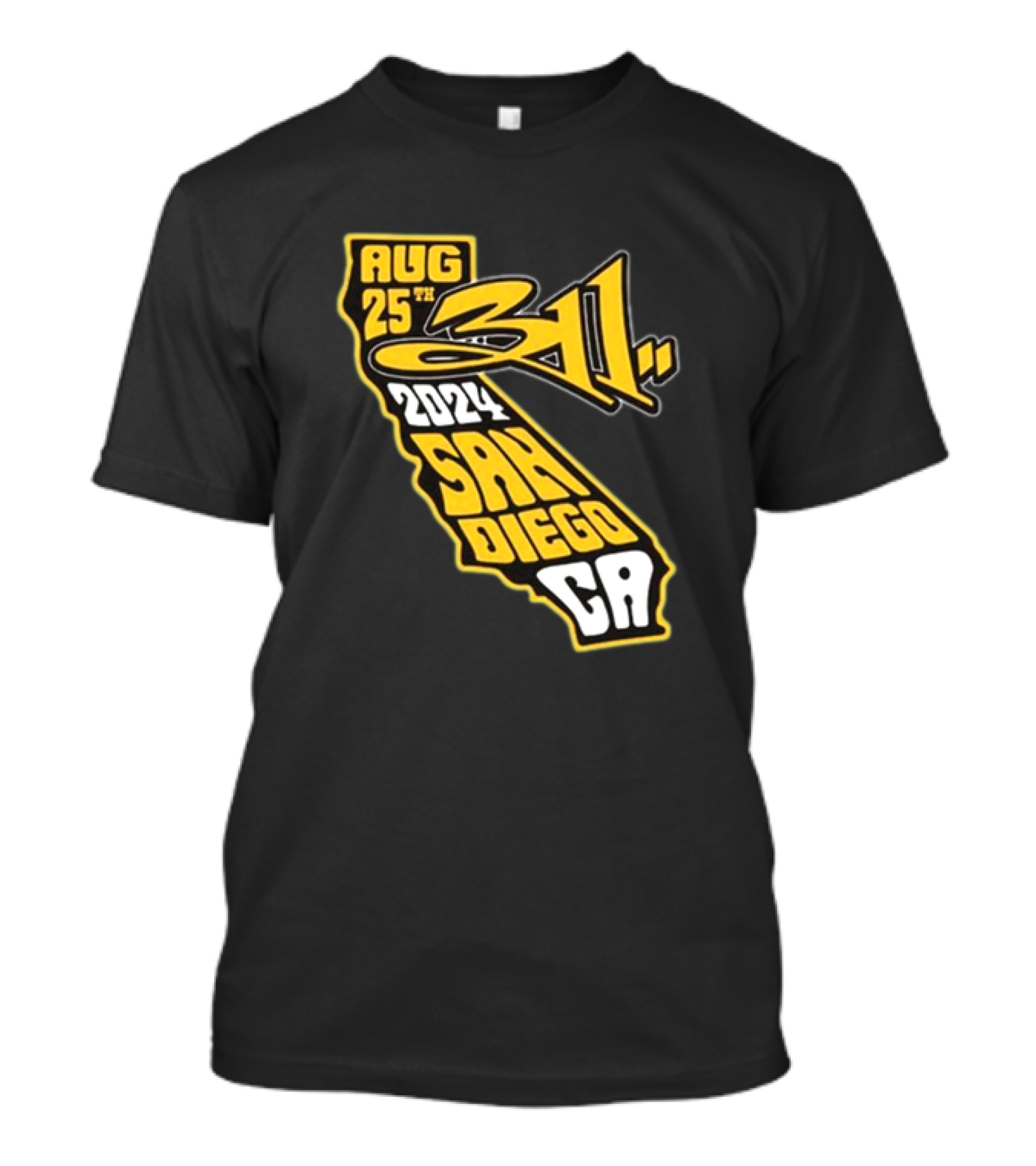 311 San Diego CA August 25 2024 Tour California Shape T-Shirt