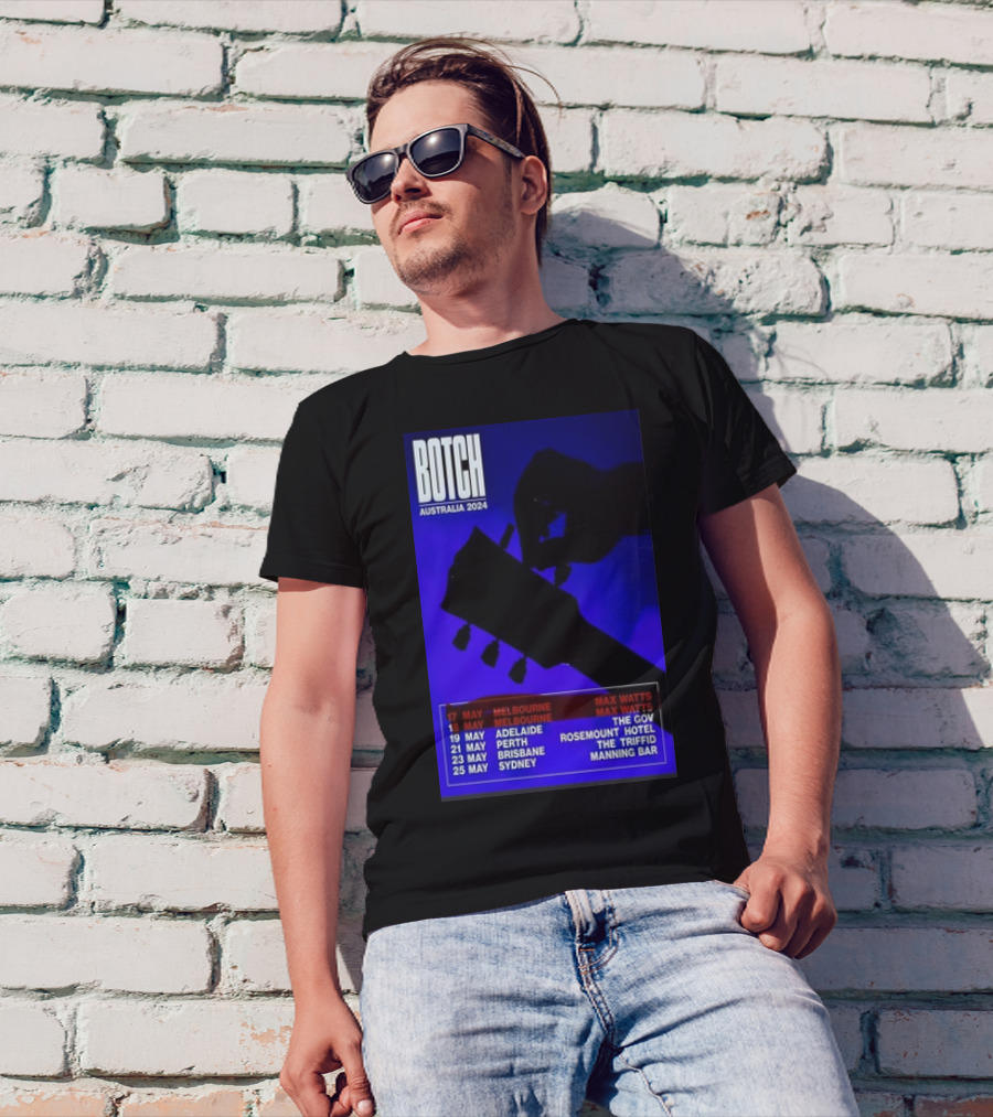 Botch Australia 2024 Tour Dates May 17 Melbourne 19 Adelaide 21 Perth 23 Brisbane 25 Sydney T-Shirt