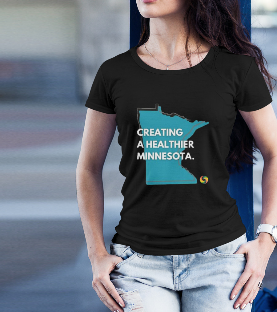 Creating A Healthier Minnesota State Logo With Swirl T-Shirt