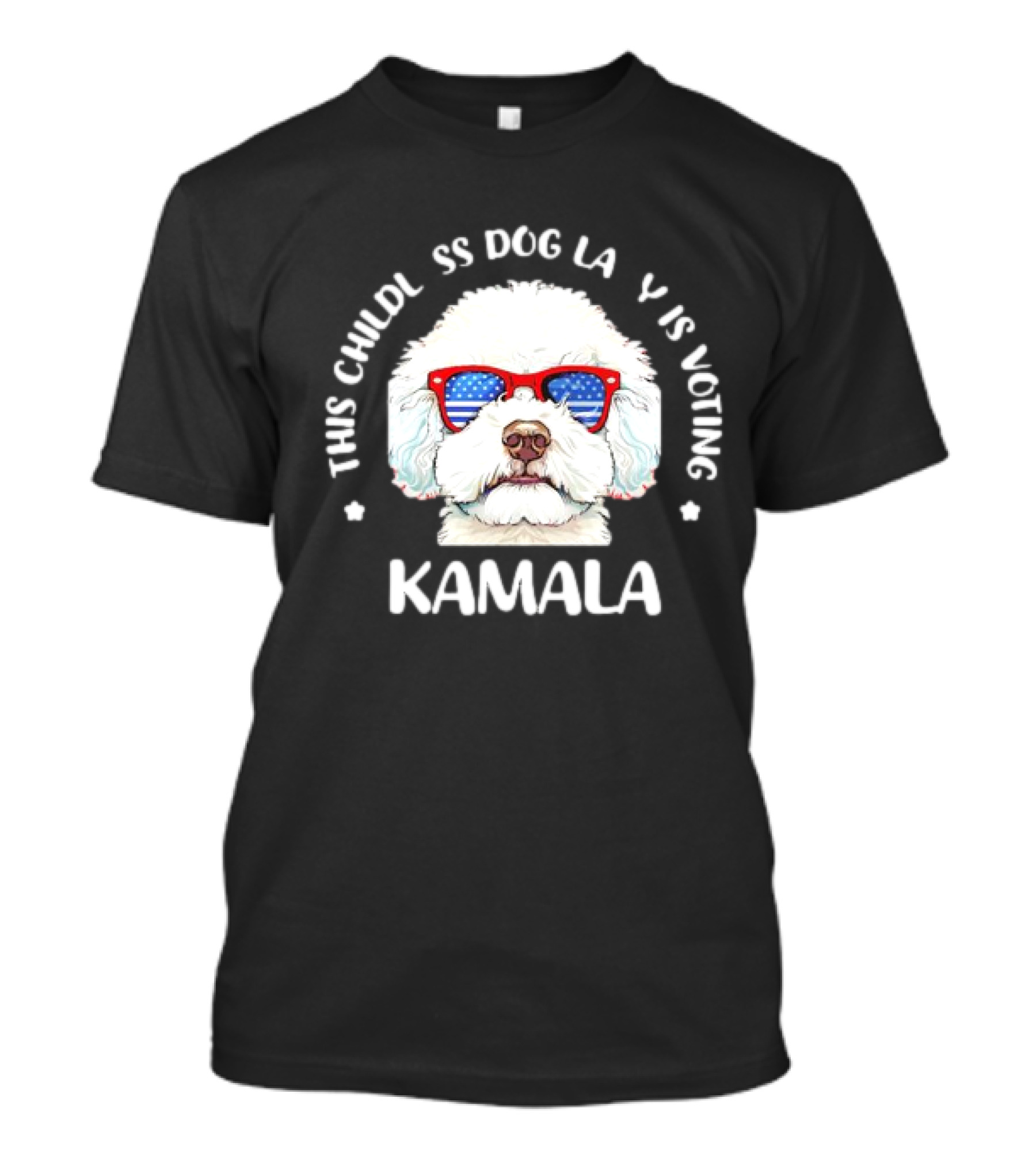 This Childless Dog Lady Is Voting Kamala T-Shirt