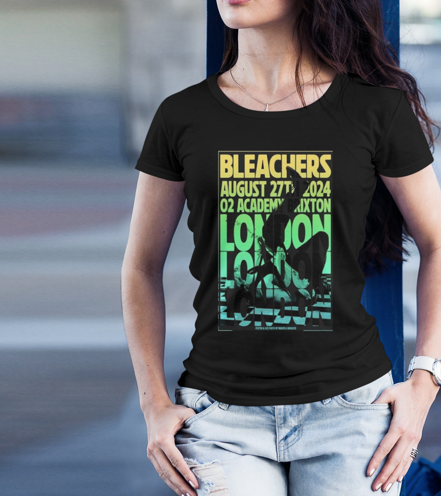 Bleachers O2 Academy Brixton London August 27th 2024 Live Photo By Mauricio Morales T-Shirt
