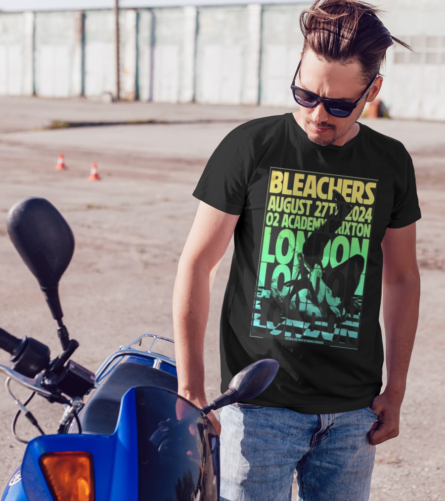 Bleachers O2 Academy Brixton London August 27th 2024 Live Photo By Mauricio Morales T-Shirt