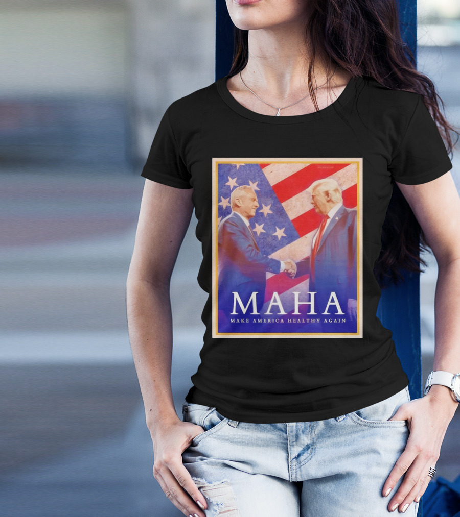 Robert F. Kennedy Jr. And Donald Trump MAHA Make America Healthy Again Vintage T-Shirt