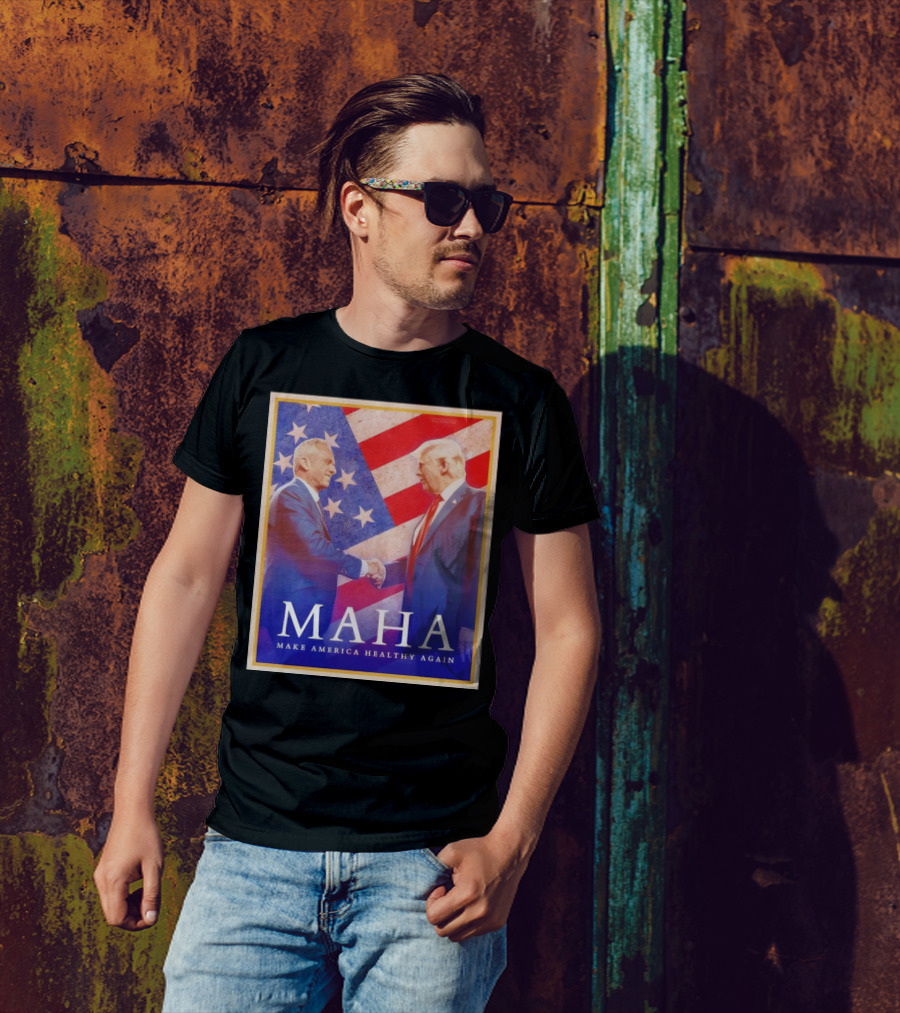 Robert F. Kennedy Jr. And Donald Trump MAHA Make America Healthy Again Vintage T-Shirt