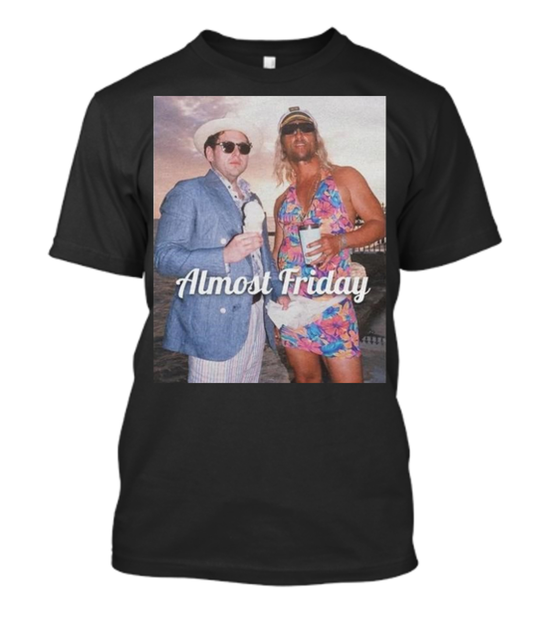 Almost Friday McCon Jonah Fun In The Sun 90s Beach Vibe T-Shirt