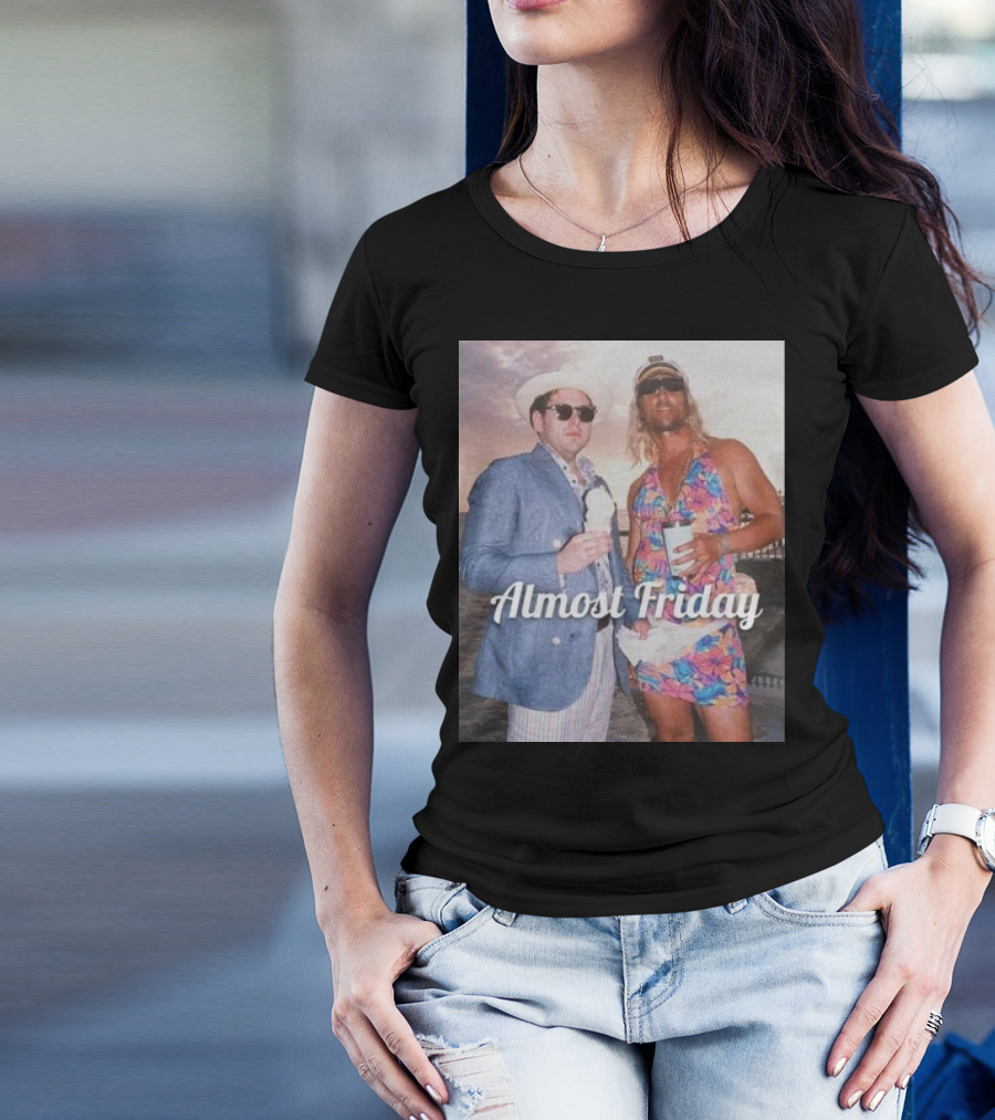Almost Friday McCon Jonah Fun In The Sun 90s Beach Vibe T-Shirt