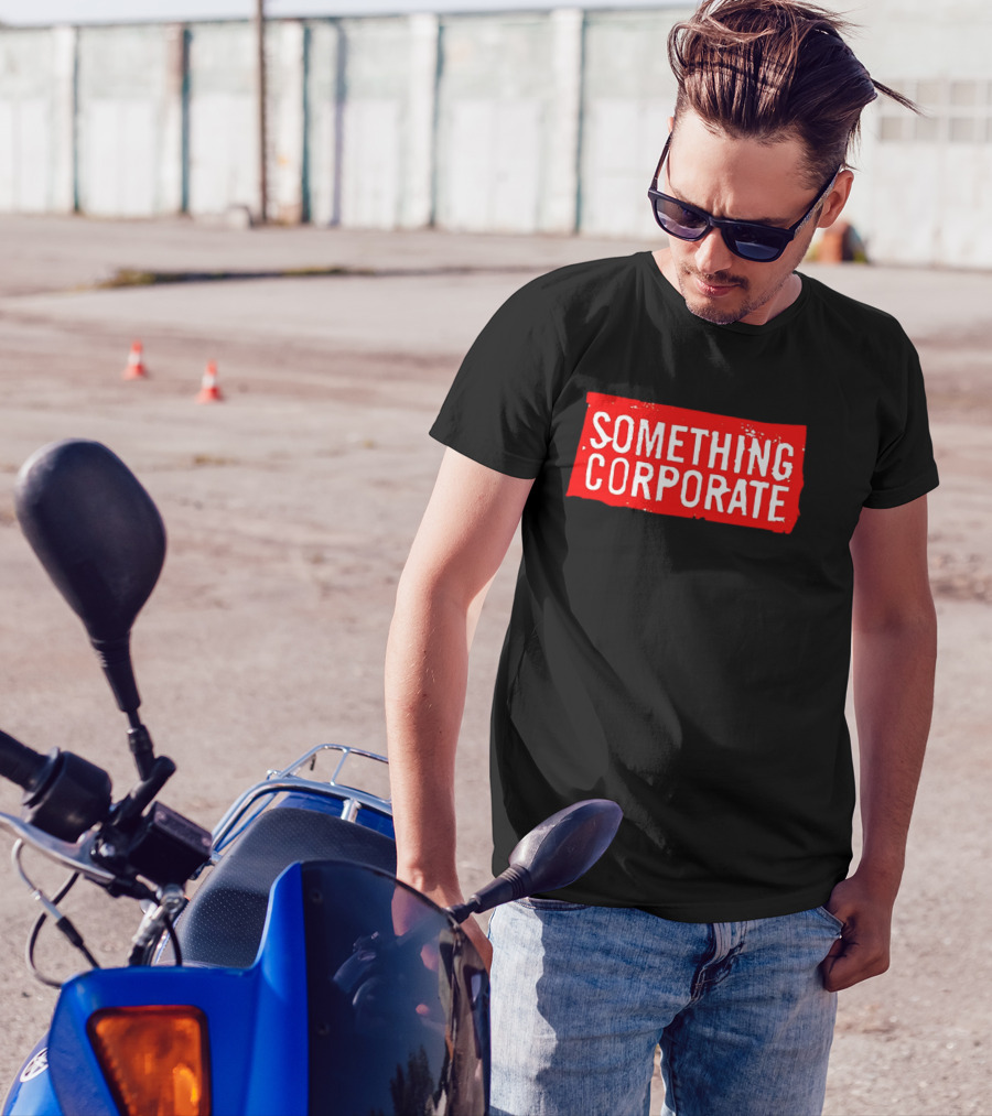 Something Corporate Bold Red Iconic T-Shirt