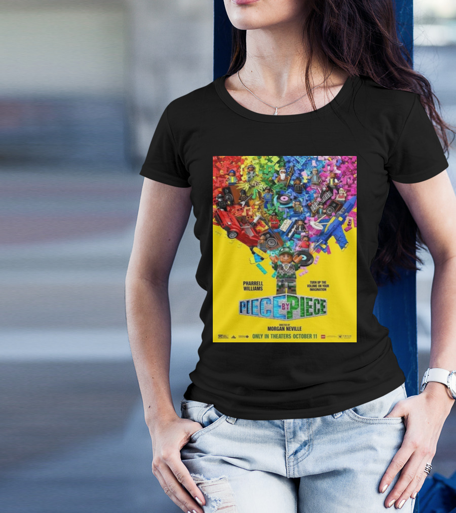 PHARRELL WILLIAMS PIECE BY PIECE TURN UP THE VOLUME OF YOUR IMAGINATION RELEASING IN THEATERS OCTOBER 11 T-Shirt