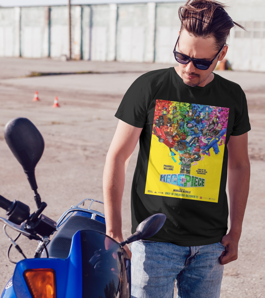 PHARRELL WILLIAMS PIECE BY PIECE TURN UP THE VOLUME OF YOUR IMAGINATION RELEASING IN THEATERS OCTOBER 11 T-Shirt