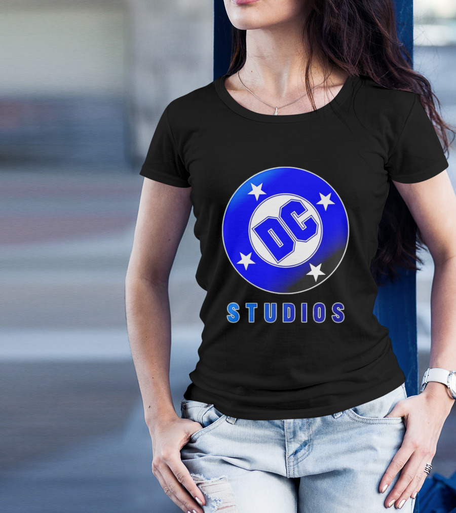 James Gunn DC Studios Logo With Stars T-Shirt