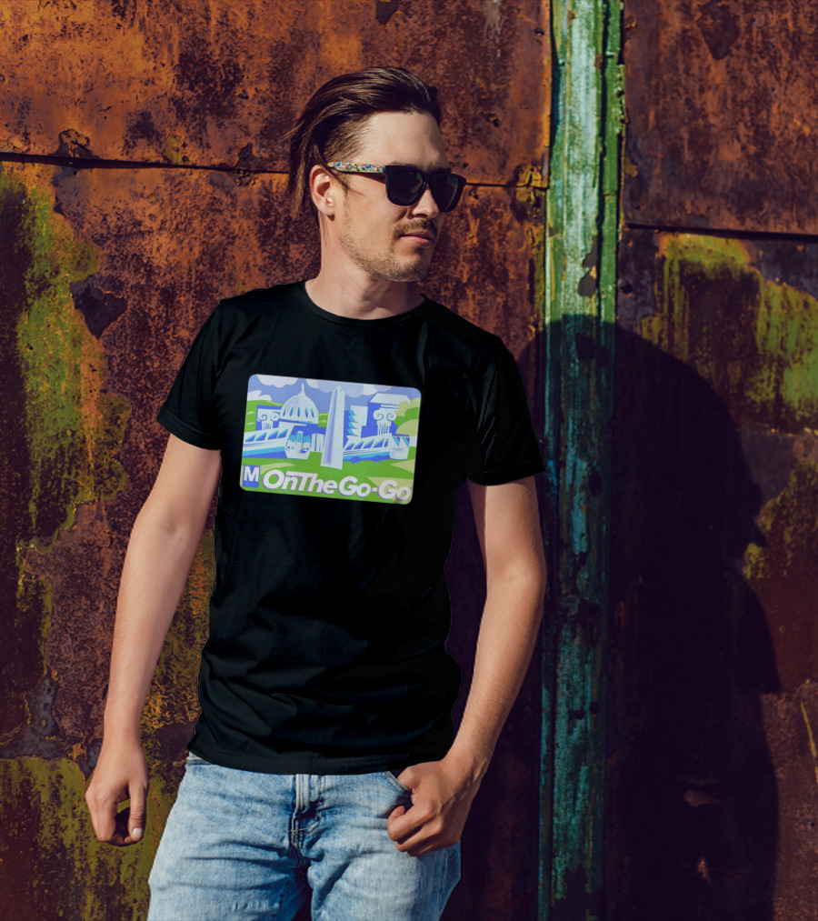 DC Metro On The Go-Go Washington D.C. Landmarks T-Shirt