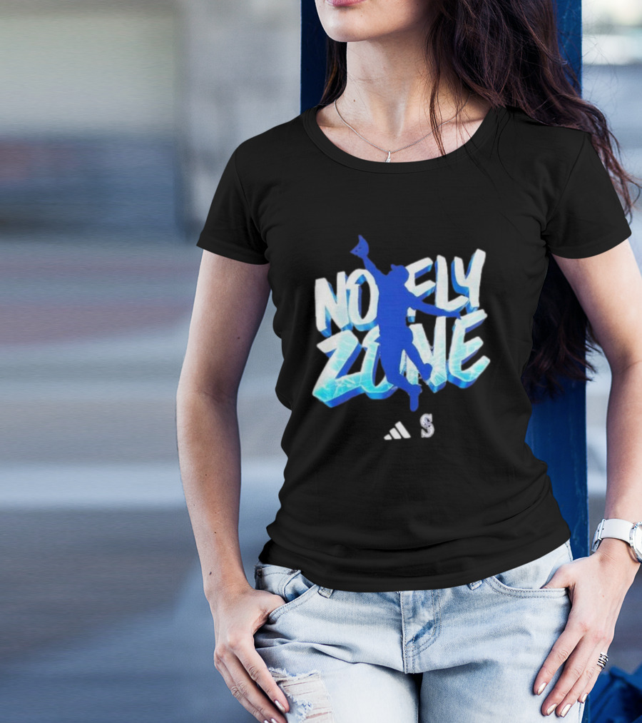 No Fly Zone Julio Rodriguez Mariners Baseball T-Shirt