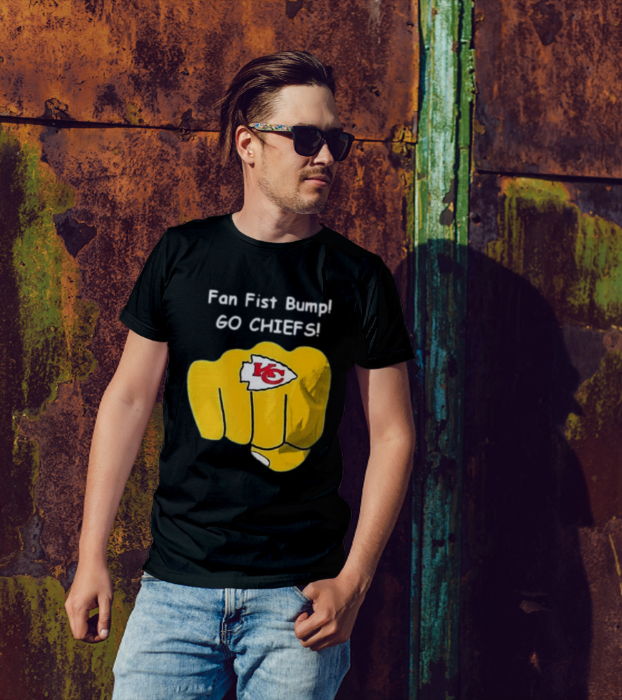 Fan Fist Bump Go Chiefs KC T-Shirt