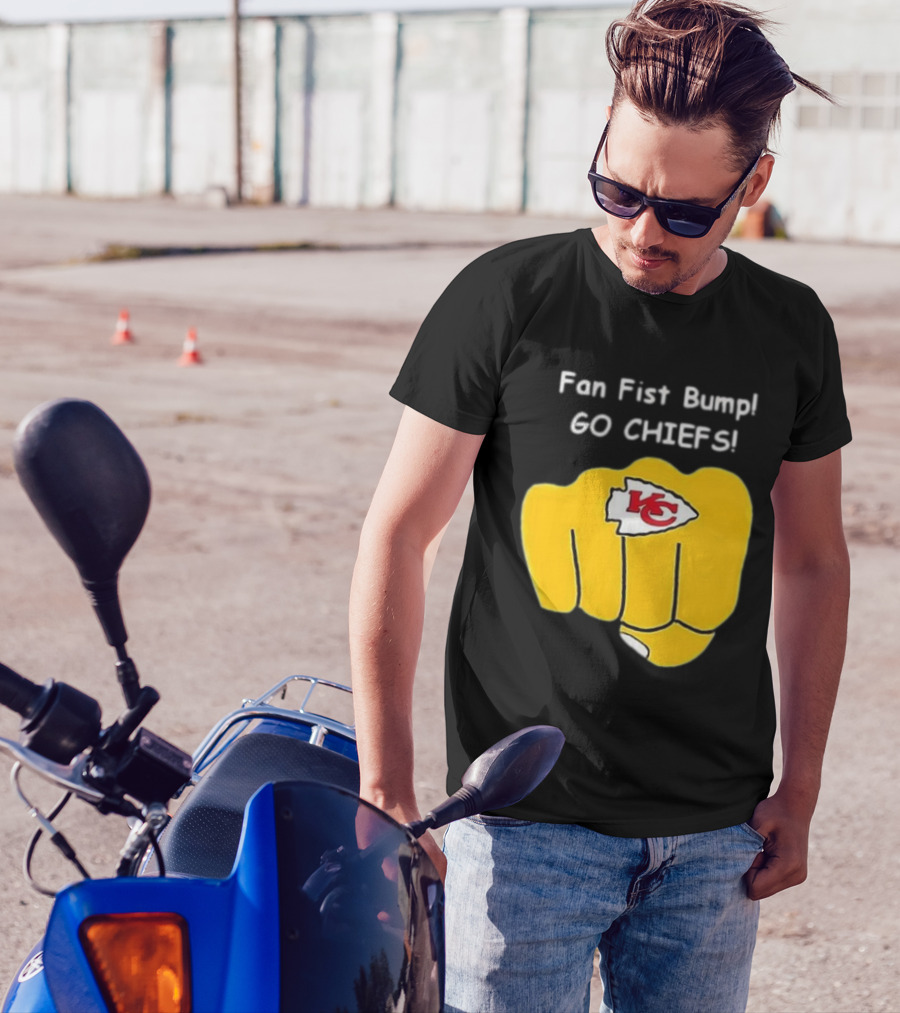 Fan Fist Bump Go Chiefs KC T-Shirt