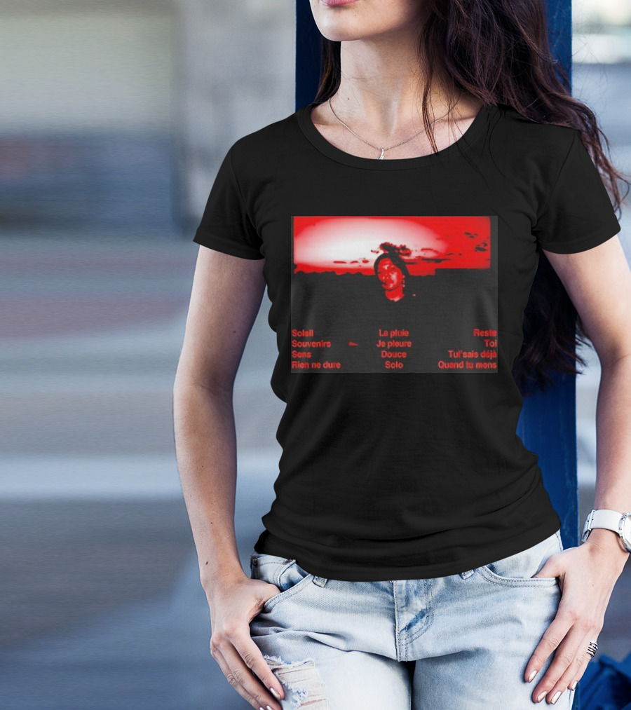 Manches Longues Solo Retro Soleil Souvenire Rien Ne Dure La Pluie Je Pleure Quand Tu Mens T-Shirt