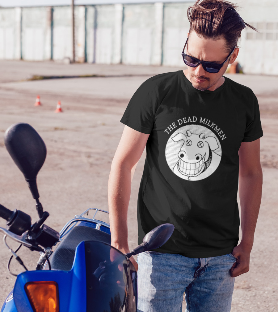 The Dead Milkmen Elsie X-Eyed Grinning Cow T-Shirt