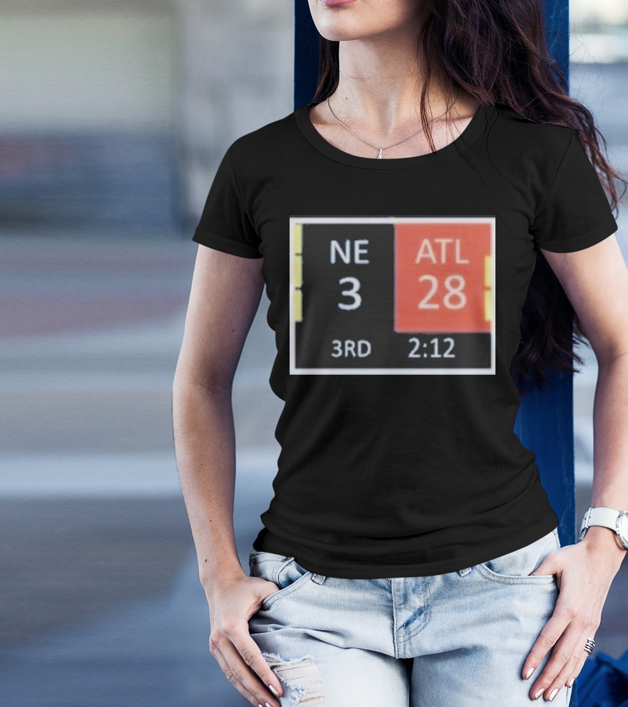 Tom Brady Greatest Comeback NE 3 ATL 28 3rd 2:12 T-Shirt