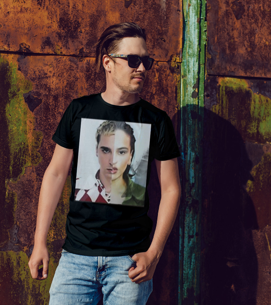 Rosalia Omega Split Face Artistic T-Shirt