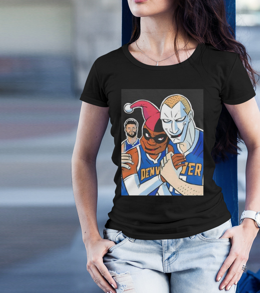 Jokic Russ Jokic Russell Westbrook Denver Nuggets Basketball Jokic Comic T-Shirt