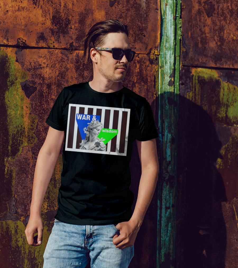 War And Wisdom Statue T-Shirt