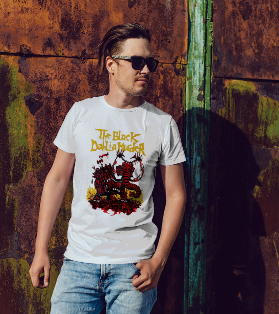 The Black Dahlia Murder Red Mammoth Battle Scene T-Shirt