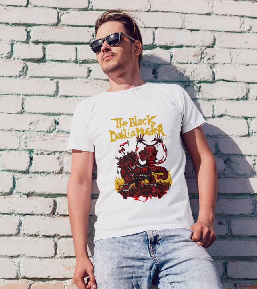 The Black Dahlia Murder Red Mammoth Battle Scene T-Shirt