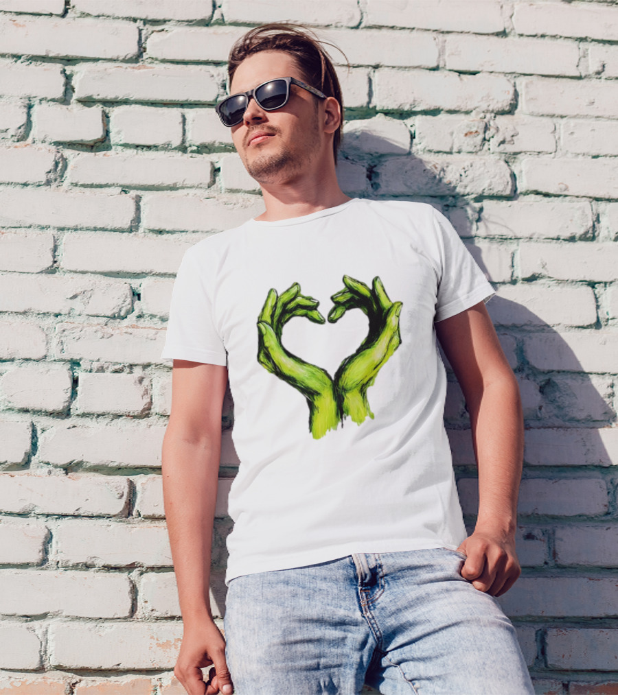 Green Hands Heart Love T-Shirt