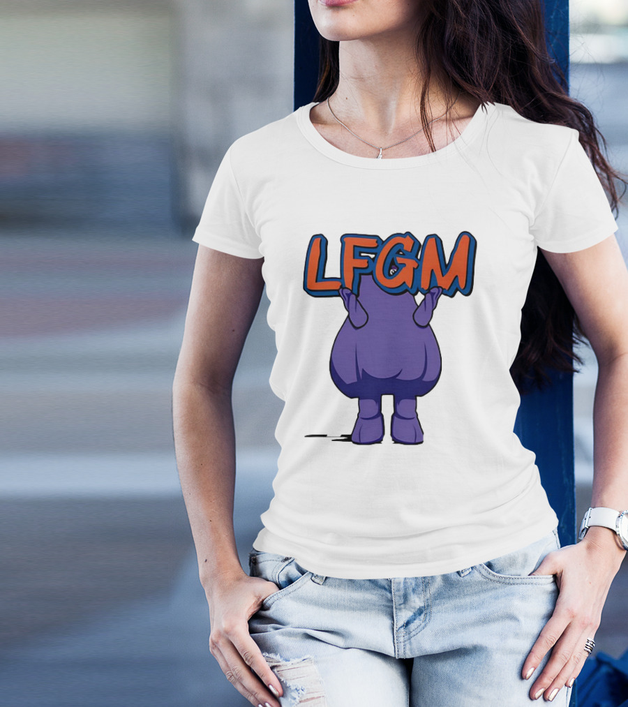 New York Mets Grimace LFGM T-Shirt