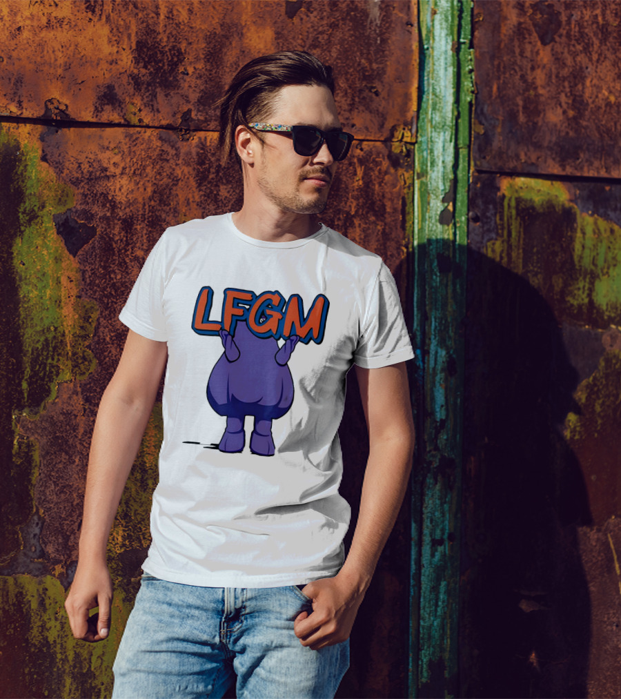 New York Mets Grimace LFGM T-Shirt