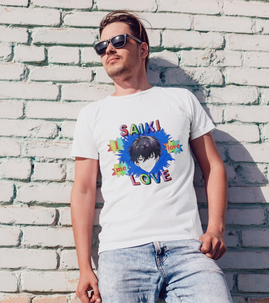Saiki I Love Me Love Colorful Anime T-Shirt
