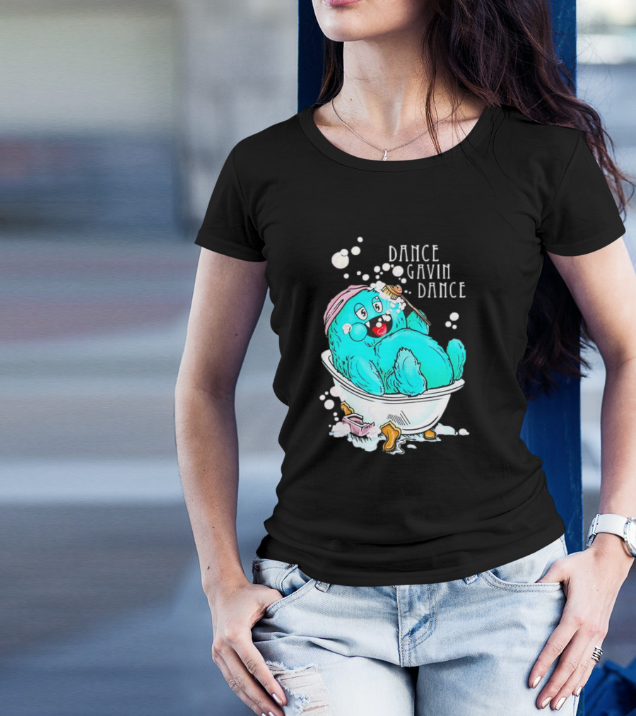 Dance Gavin Dance Band Happy Gobby In Bathtub T-Shirt
