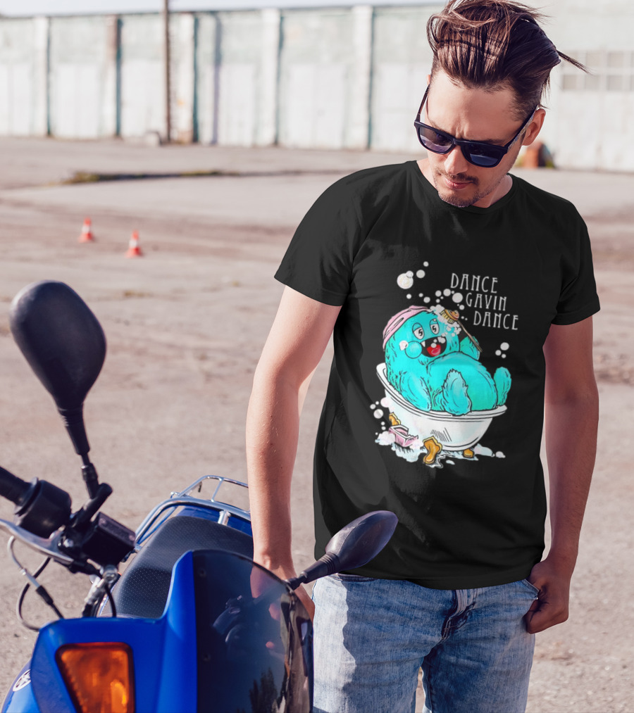 Dance Gavin Dance Band Happy Gobby In Bathtub T-Shirt