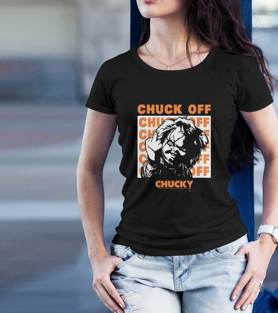 Riot Society Chucky Chuck Off Horror Icon Rebellion T-Shirt