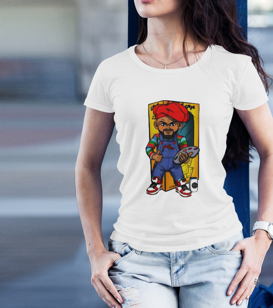 The Real McCoy JDX Cartoon Artist With Palette And Brush T-Shirt