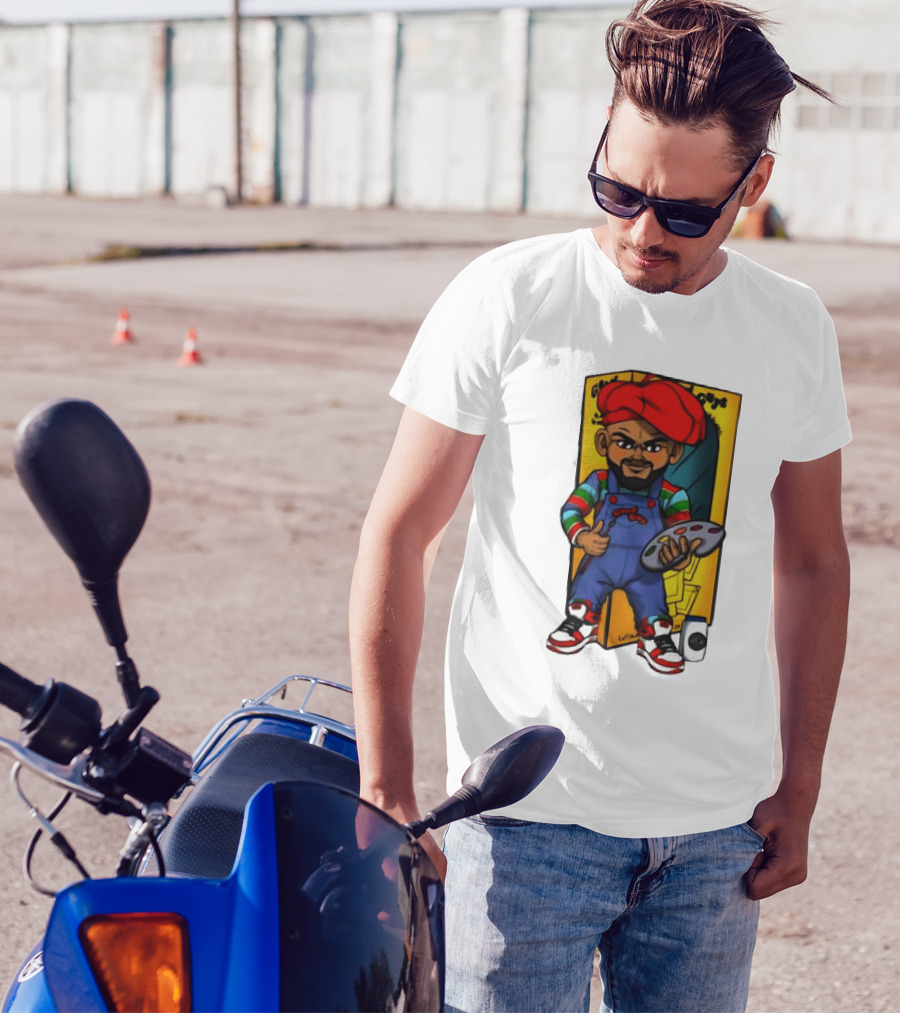 The Real McCoy JDX Cartoon Artist With Palette And Brush T-Shirt