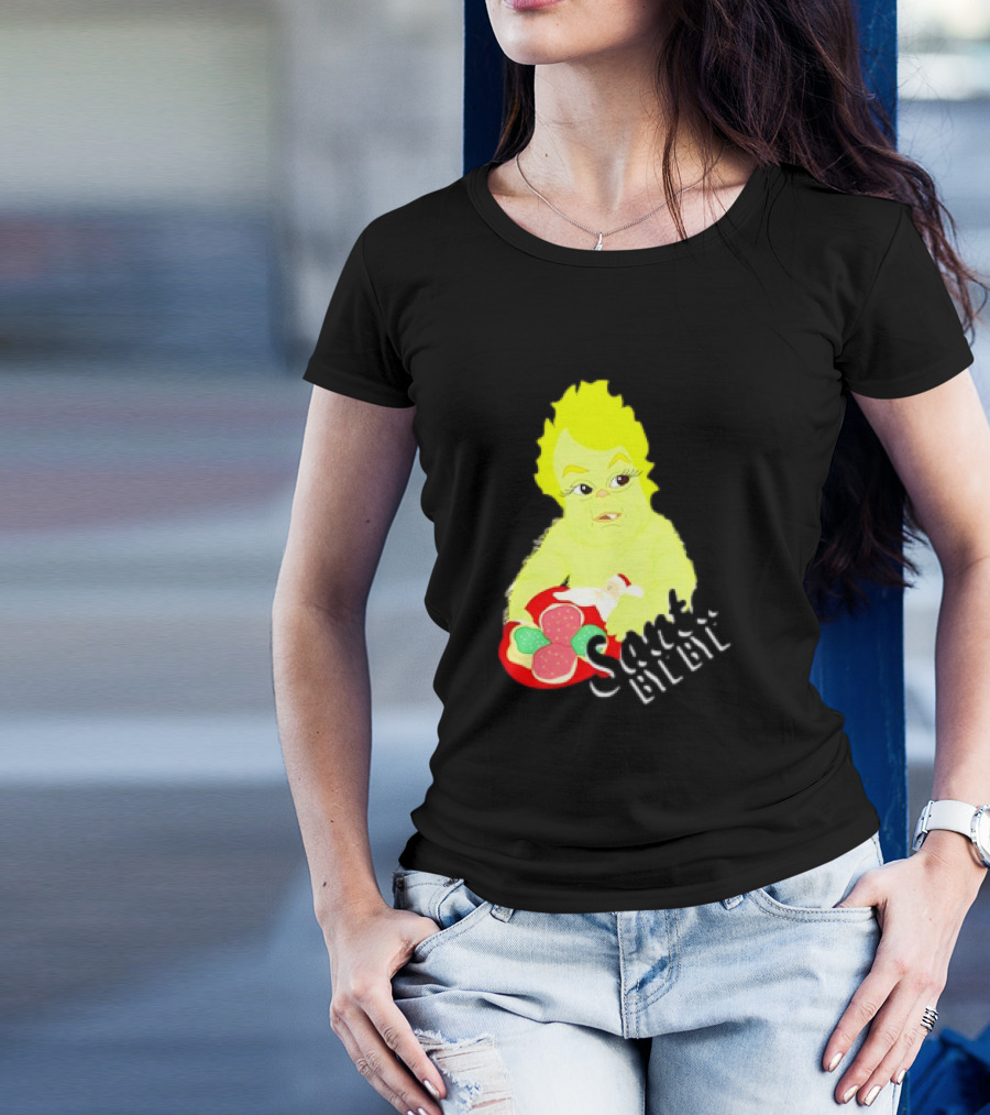 Retro Baby Grinch Santa Bye Bye T-Shirt