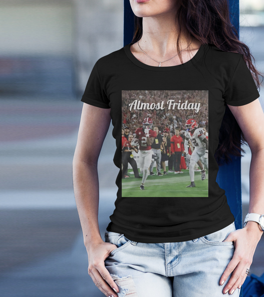 Almost Friday Ryan Williams Alabama Football Action T-Shirt