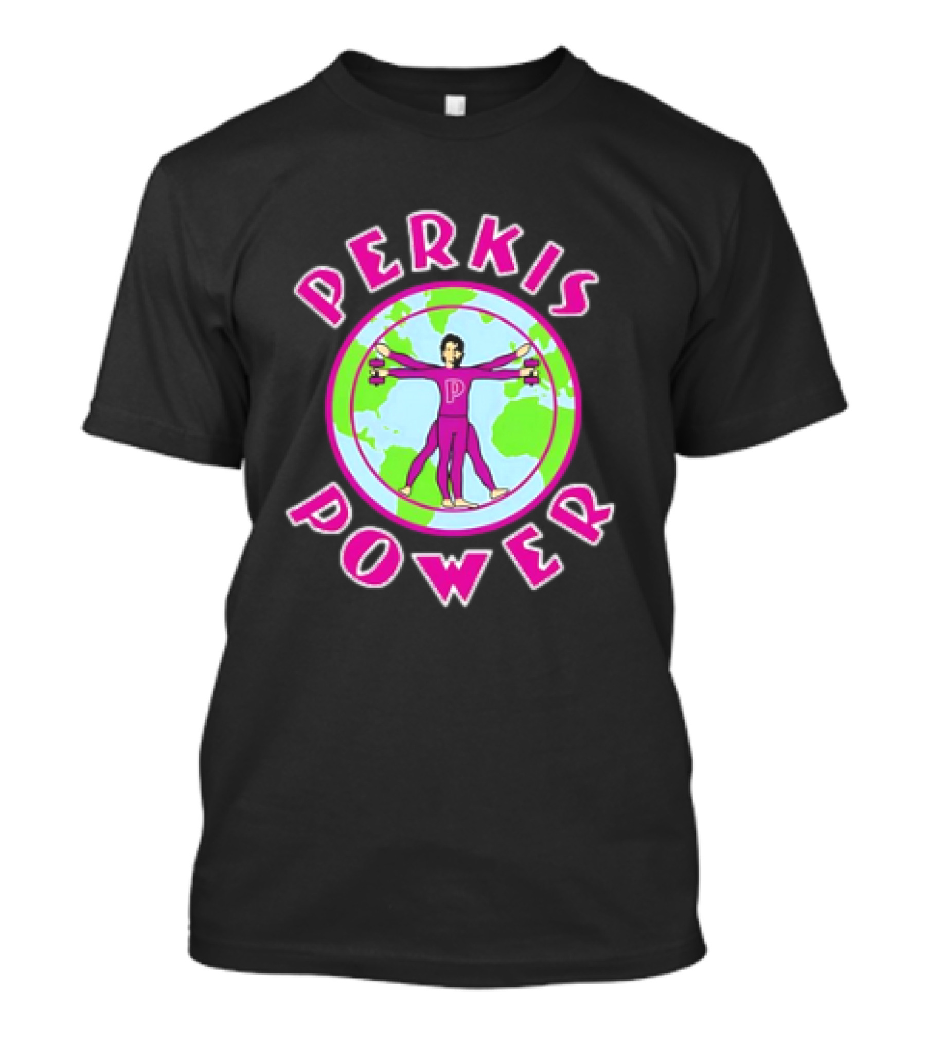 Travis Kelce Wearing Perkis Power Global Athlete T-Shirt