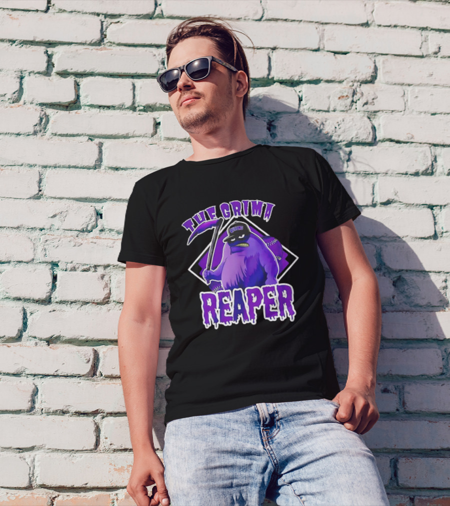 New York Mets The Grima Reaper Queens Baseball Character T-Shirt