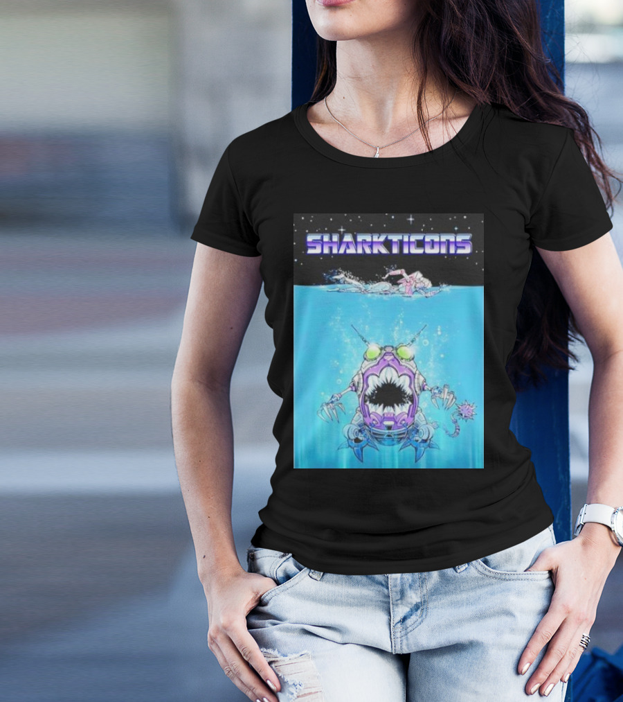Sharkticons Underwater Robot Monsters T-Shirt