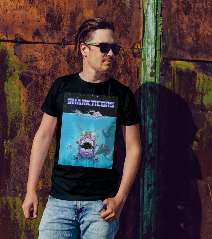 Sharkticons Underwater Robot Monsters T-Shirt