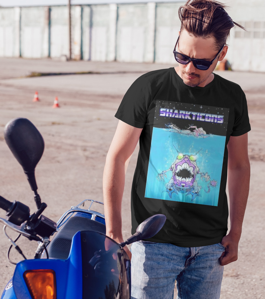 Sharkticons Underwater Robot Monsters T-Shirt